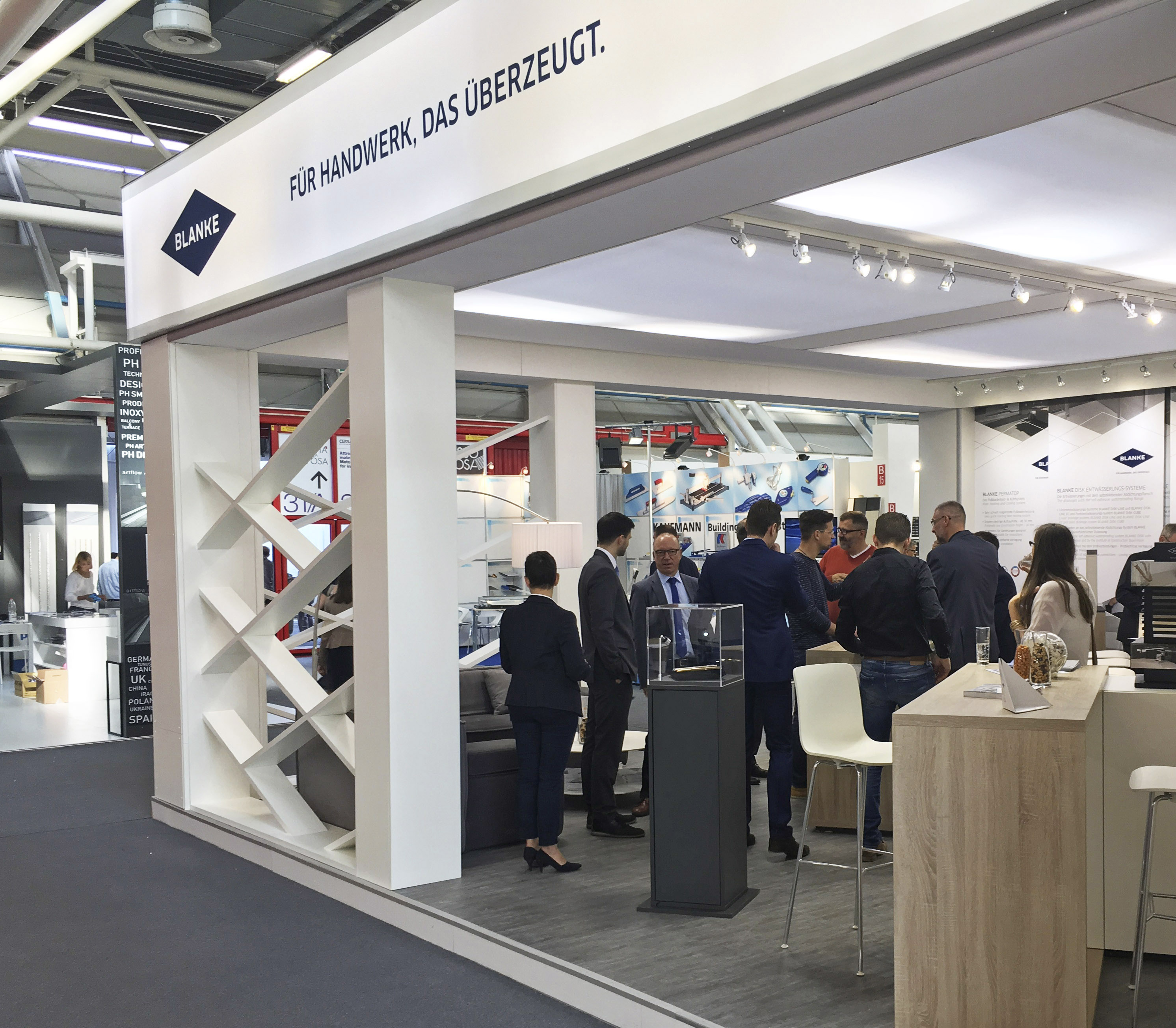 Auch dieses Jahr wieder auf der Cersaie in Bologna vertreten: der Iserlohner Fliesenzubehörspezialist Blanke Systems GmbH & Co. KG.|Foto: Blanke