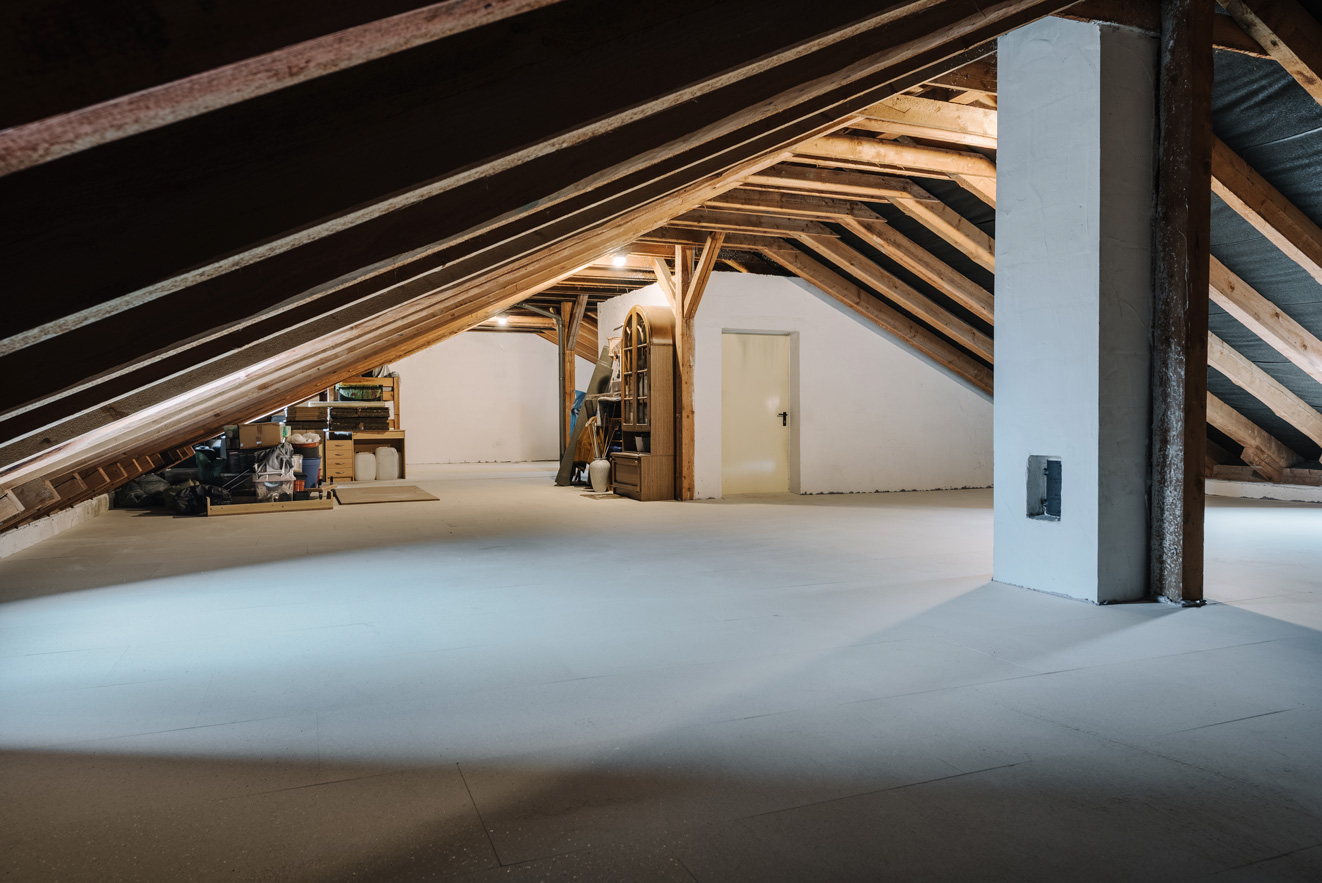 Das neue Kombi-Element puren DBV‑purenit steht für eine Kombination aus Dämmung und begehbarer Nutzschicht in einem Element.|Foto: puren